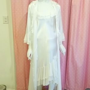 Oscar de la Renta Pink Label Peignoir Set